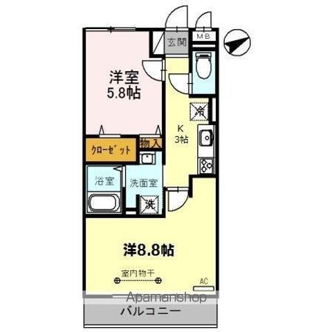 アンクレージュの間取り写真