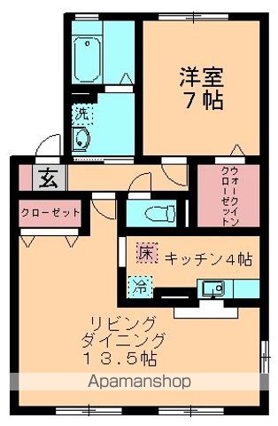 メープル IIの間取り写真