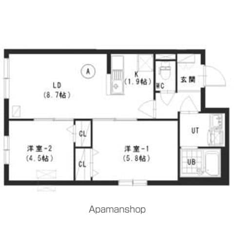 ル・ファール北円山の間取り写真