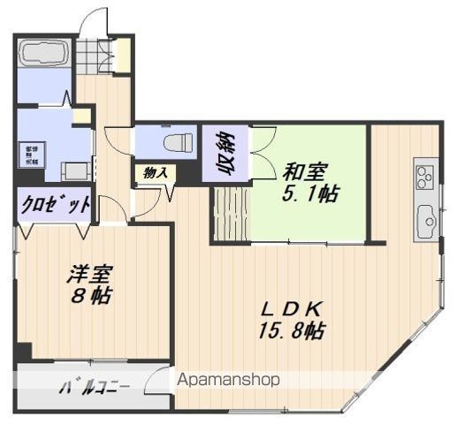 ドミール住吉の間取り写真