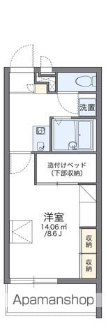 レオパレスクレベールの間取り写真