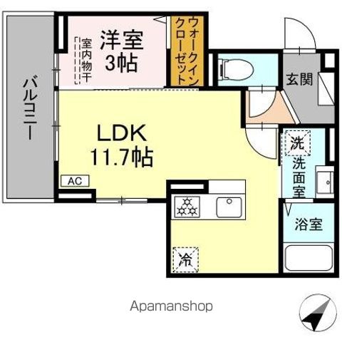 D PAINA NAMAMUGI IIIの間取り写真