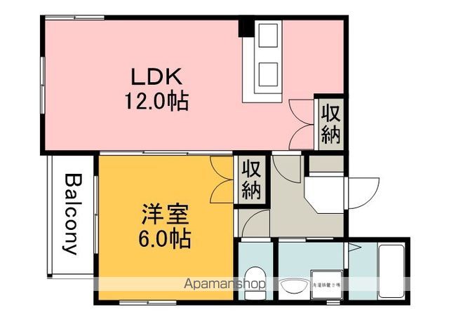ウイング金屋町ステーションサイドの間取り写真