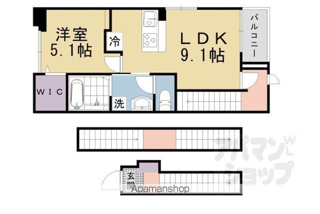 ピノ アルデアの間取り写真