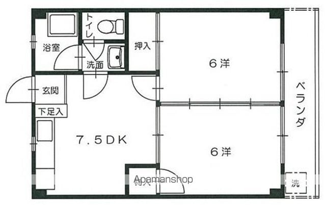 島本マンションの間取り写真