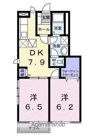 クラベールハウスの間取り写真