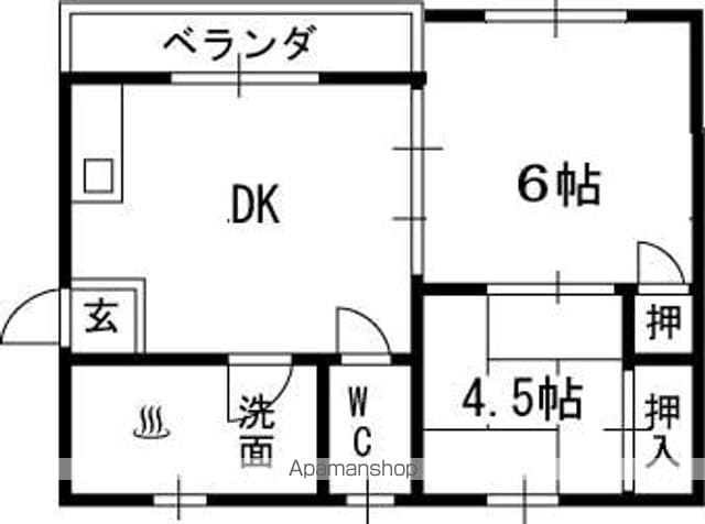 暁マンションの間取り写真