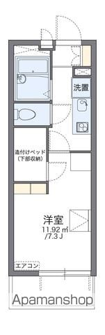 レオパレスアブリール3番館の間取り写真