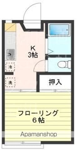 【立川市高松町のアパートの間取り】