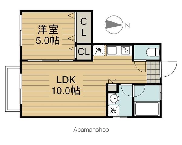 【アザレアハイツパート　８の間取り】