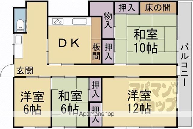 東福寺貸家の間取り写真