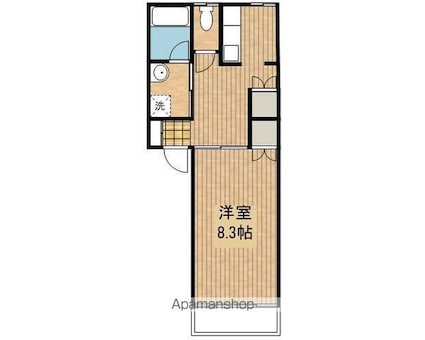 コーポプラス１[1K/33.07m2]の間取図