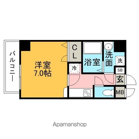 レジデンシャルヒルズ博多駅前の間取り写真