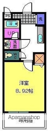 和歌山県和歌山市今福５丁目[1K/27m2]の間取図