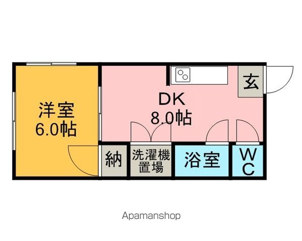 パレスAの間取り写真