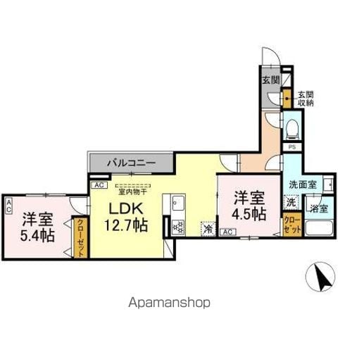 セレスティア赤羽の間取り写真
