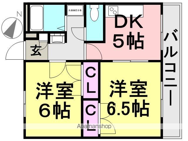 ラ・ピース栗山の間取り写真
