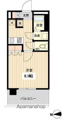 ラクアスレジデンス東新宿の間取り写真