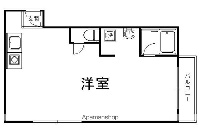 阪急電鉄京都線 西院駅 徒歩3分 5階建 築38年の間取り写真