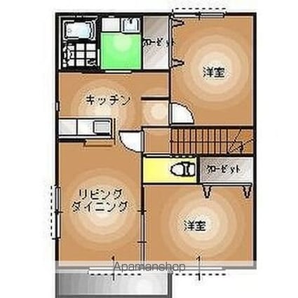 友禅[2LDK/59.45m2]の間取図