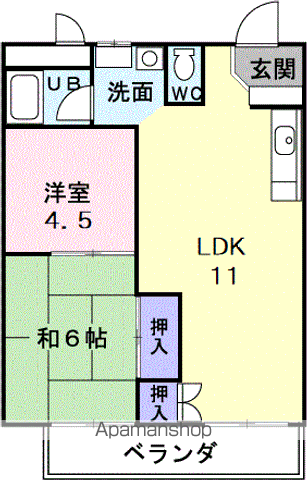 【シティハイツ紫村の間取り】