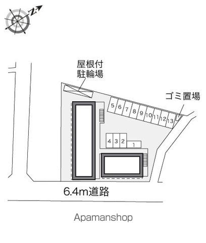 レオパレス小荷田２ 103 ｜ 東京都昭島市緑町５丁目5-3（賃貸アパート1K・1階・19.87㎡） その13