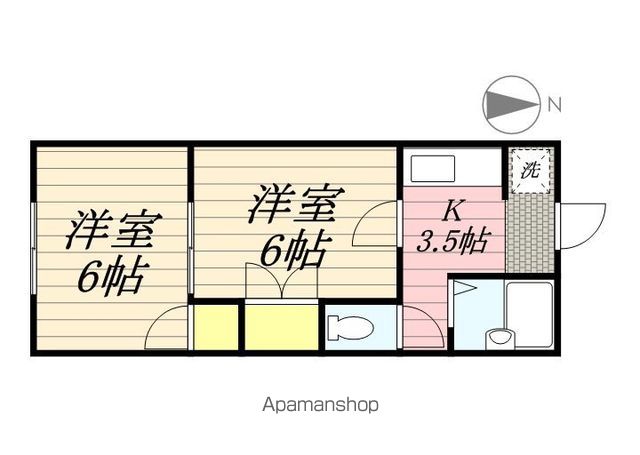 【アークヒルズフクモト３の間取り】