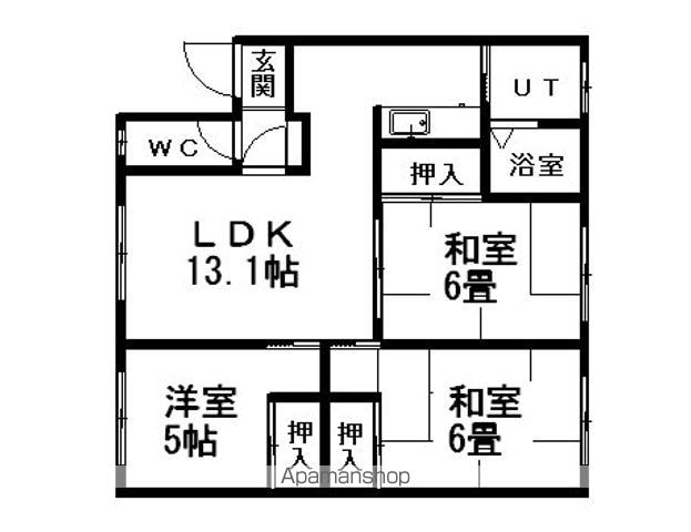 まるいマンションの間取り写真