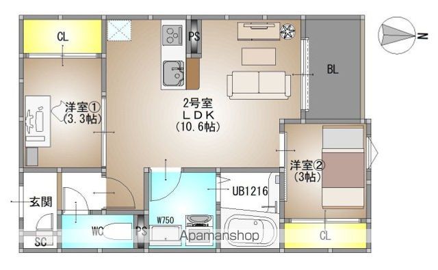 REGALEST 住吉の間取り写真