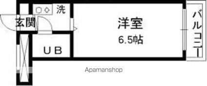 ジョイフル祖師谷[1R/16.5m2]の間取図