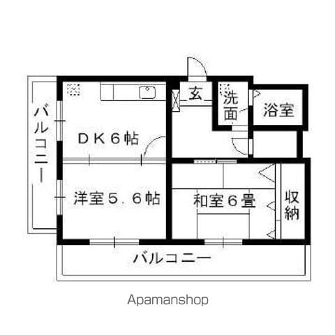 マーメゾンの間取り写真