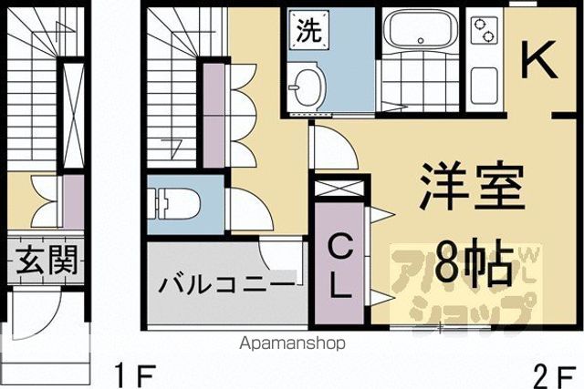 フォレストメゾン花吉の間取り写真