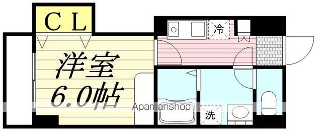 日野市新町のマンションの間取り