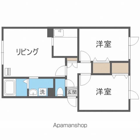 エナージ山鼻の間取り写真