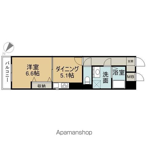 HF仙台五橋レジデンスの間取り写真