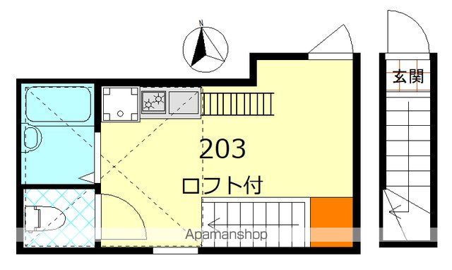 プリームス品川の間取り写真