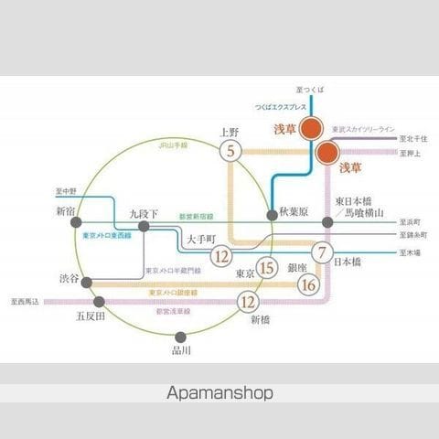 プラウドフラット浅草トレサージュの内装写真