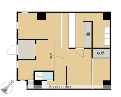 ロイヤルハイツ長本[店舗/67.69m2]の間取図