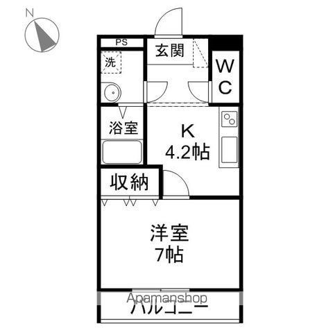 メゾンアグレアーブルの間取り写真