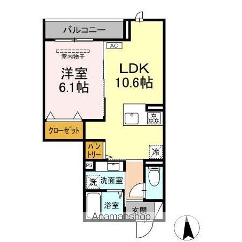 DーROOM福沢町の間取り写真
