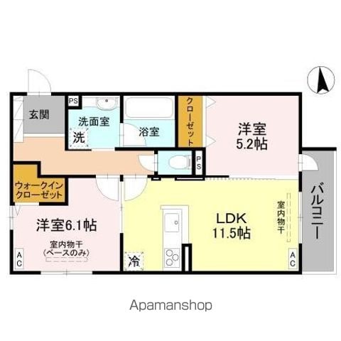 DーGRANDE新根塚Cの間取り写真