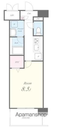 ＣＯＮＳＴＥＬＬＡＴＩＯＮ[1K/29.63m2]の間取図