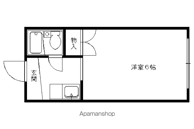 ハイツ中村の間取り写真