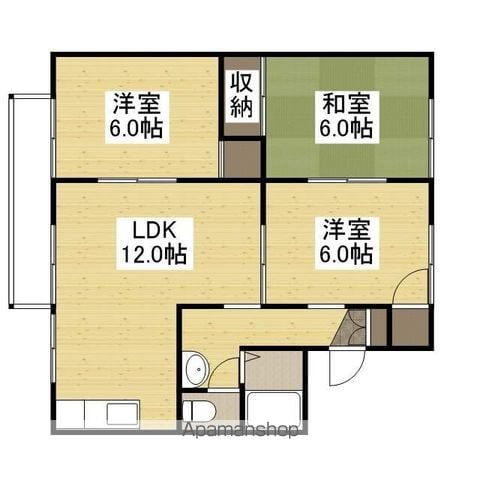 サンパレス小山B棟の間取り写真