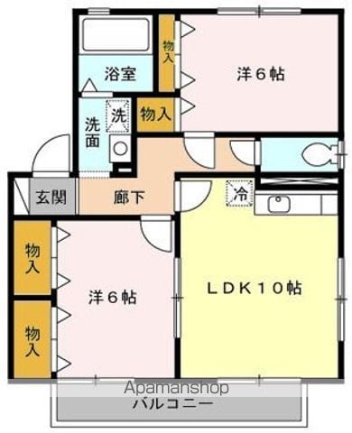 サンフレア C棟の間取り写真