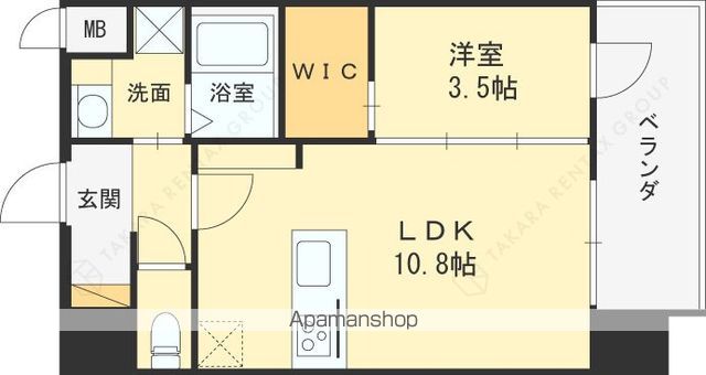ALIVIS三国本町の間取り写真