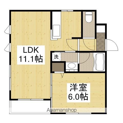 E’CLAIR祇園の間取り写真
