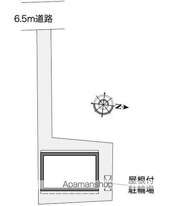 レオパレスウィステリア[1K/23.61m2]の配置図