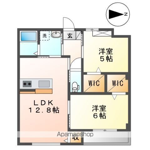 仮称）三郷市谷中マンション工事の間取り