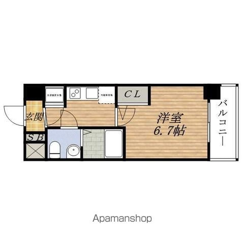 ADVANCE SHIN−OSAKA LASUREの間取り写真
